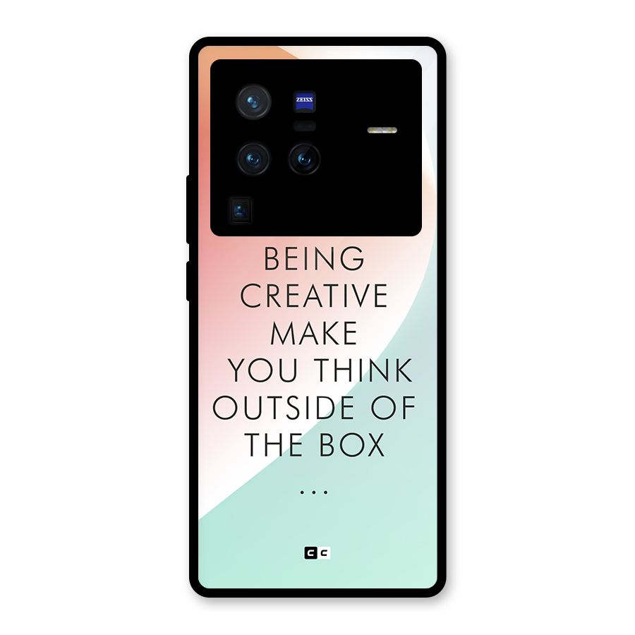 Being Creative Glass Back Case for Vivo X80 Pro