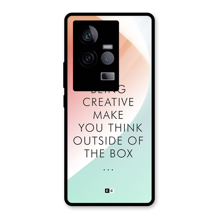 Being Creative Glass Back Case for Vivo iQOO 11 5G