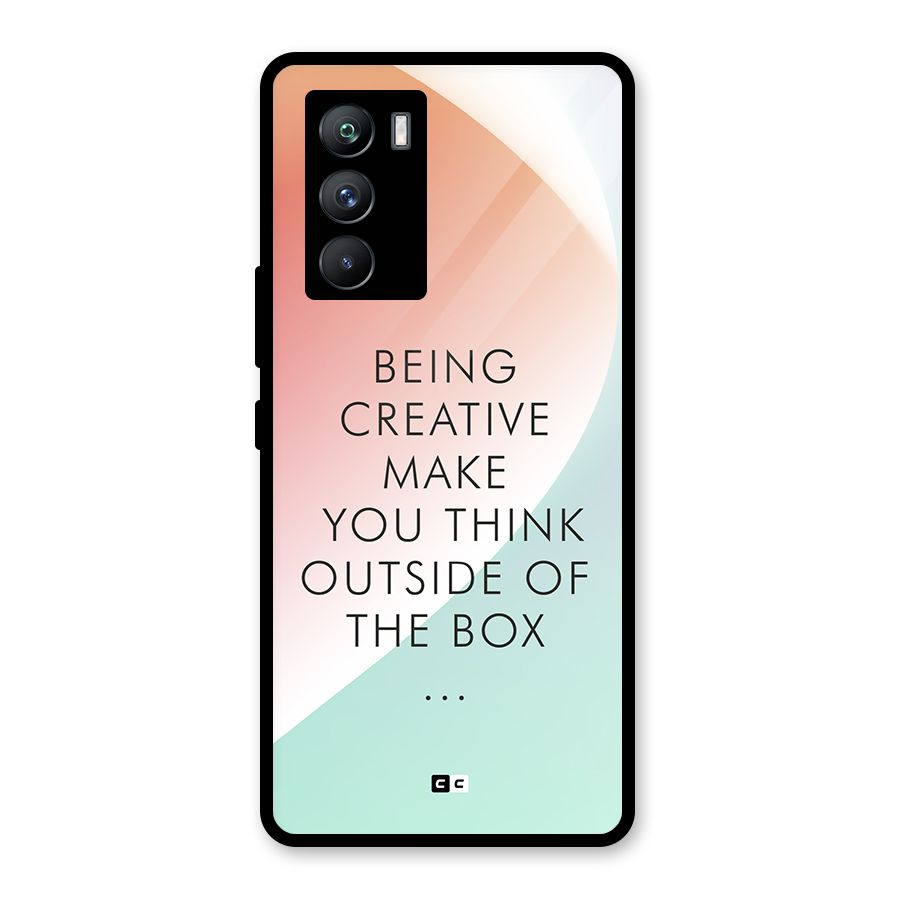 Being Creative Glass Back Case for Vivo iQOO 9 SE