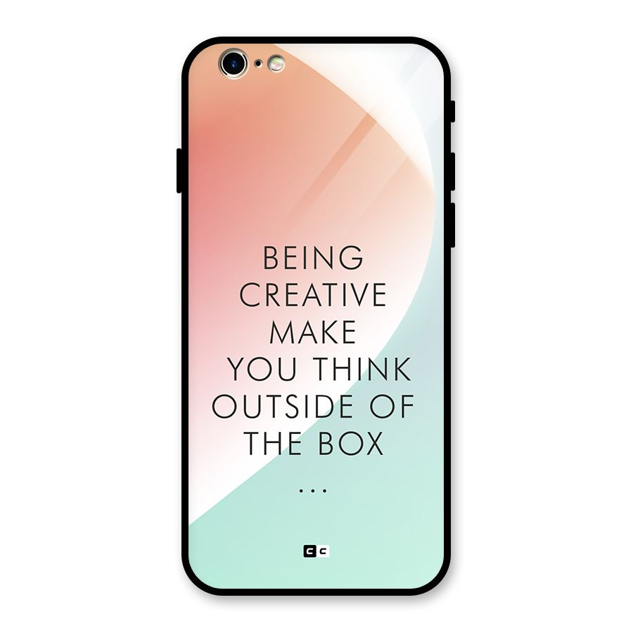 Being Creative Glass Back Case for iPhone 6 6S