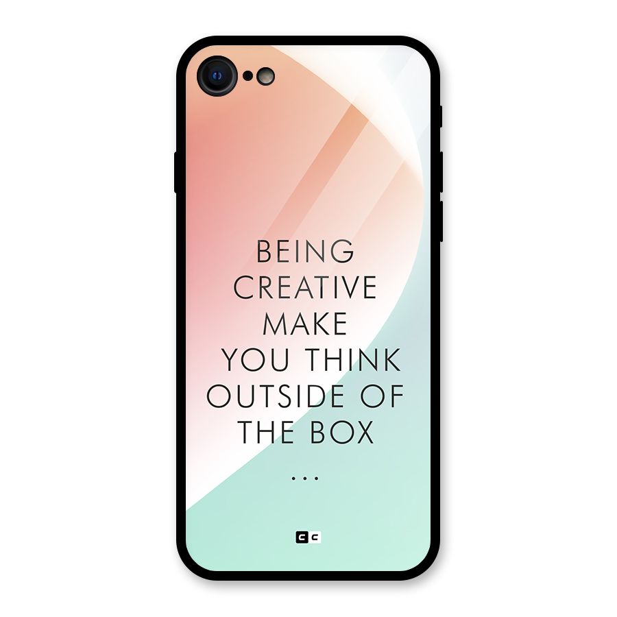 Being Creative Glass Back Case for iPhone 7