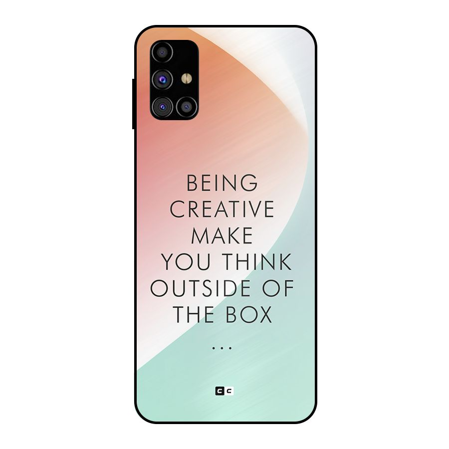 Being Creative Metal Back Case for Galaxy M31s