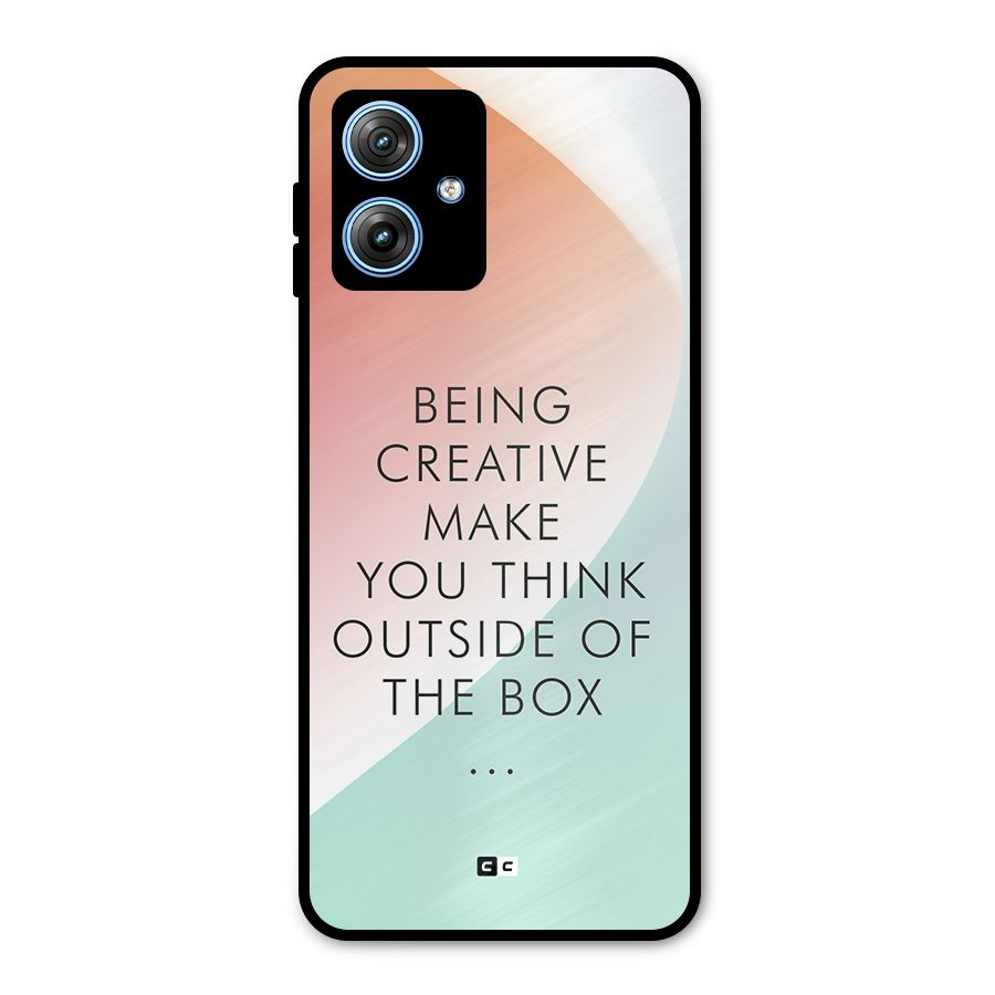 Being Creative Metal Back Case for Moto G54