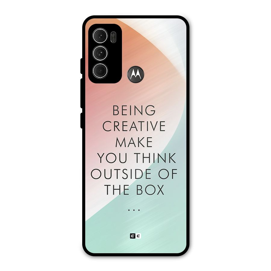 Being Creative Metal Back Case for Moto G60