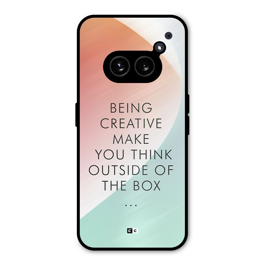 Being Creative Metal Back Case for Nothing Phone 2a