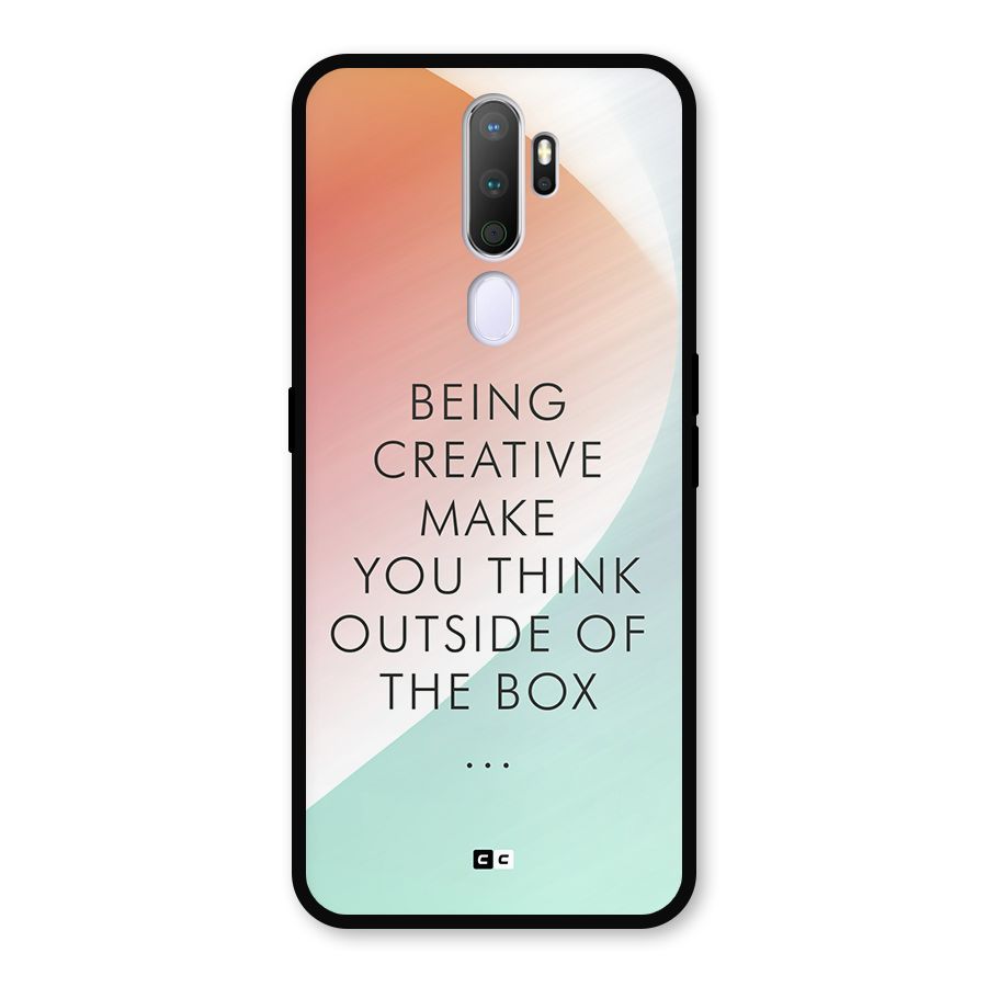 Being Creative Metal Back Case for Oppo A9 (2020)