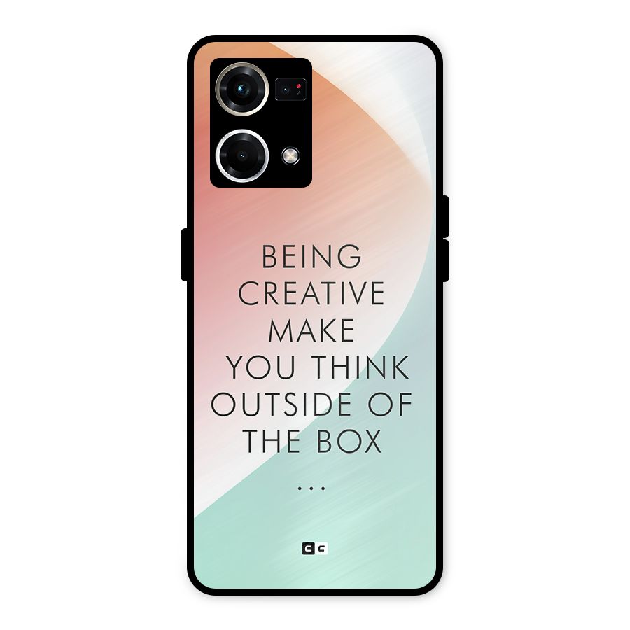 Being Creative Metal Back Case for Oppo F21 Pro 4G