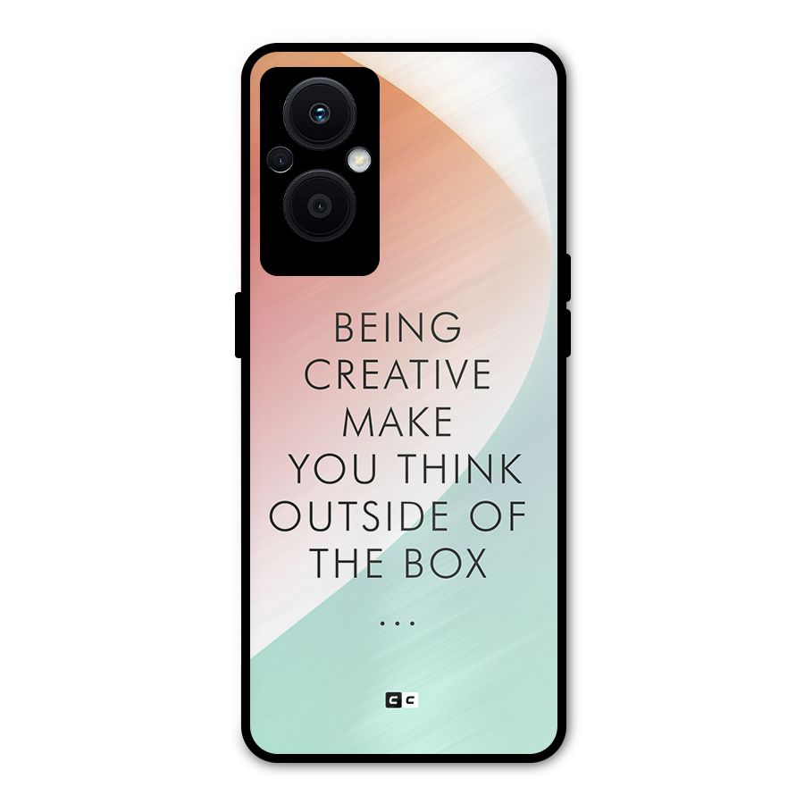 Being Creative Metal Back Case for Oppo F21 Pro 5G