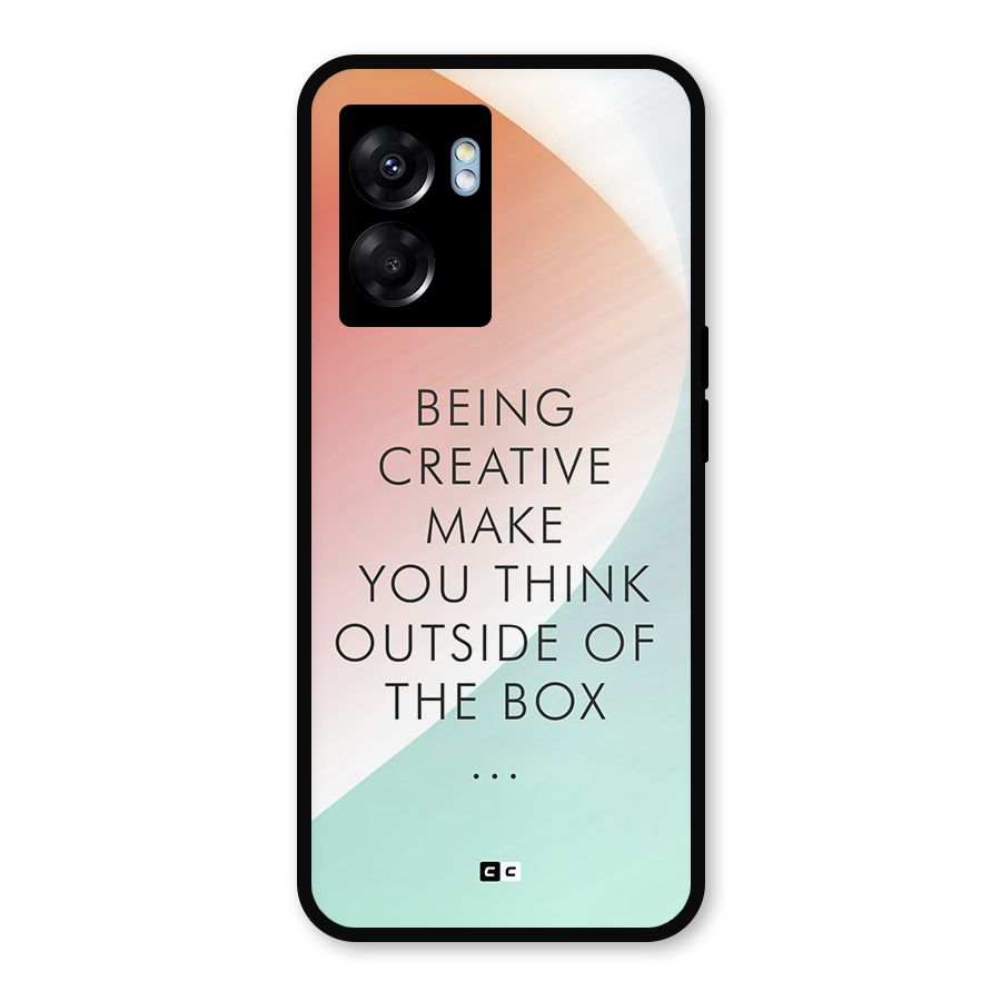 Being Creative Metal Back Case for Oppo K10 (5G)