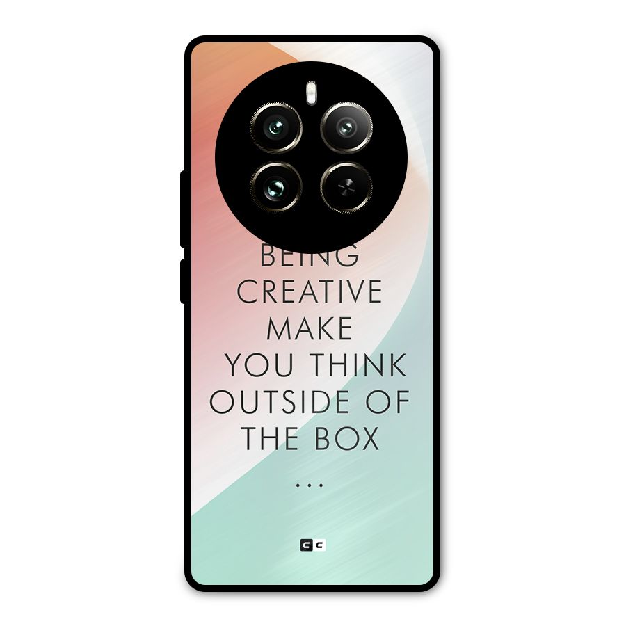 Being Creative Metal Back Case for Realme 12 Pro