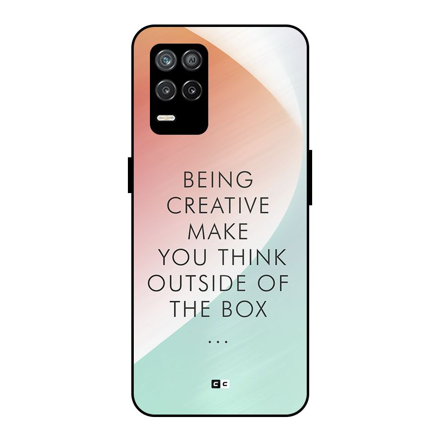 Being Creative Metal Back Case for Realme 8s 5G