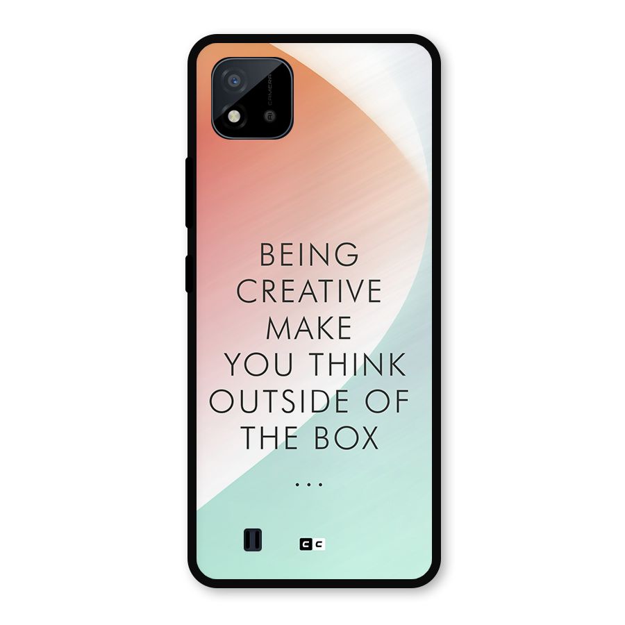 Being Creative Metal Back Case for Realme C11 2021