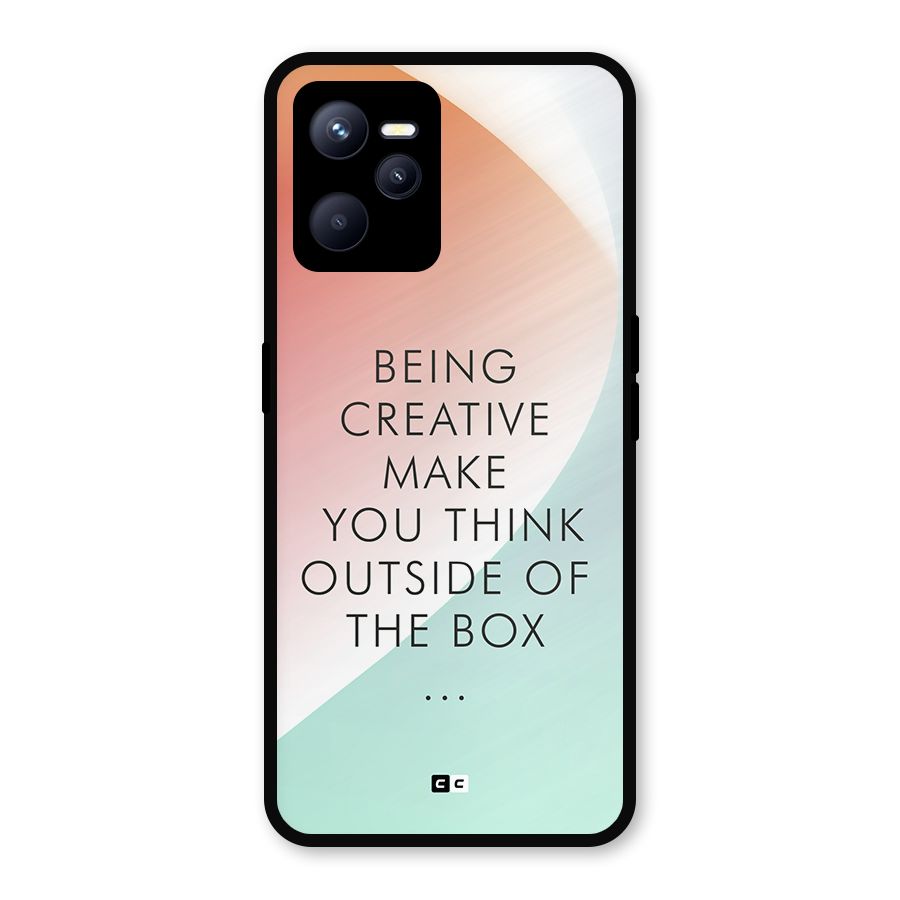 Being Creative Metal Back Case for Realme C35