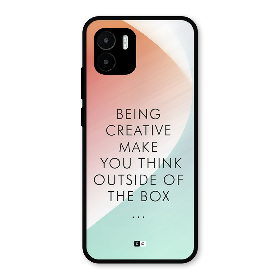Being Creative Metal Back Case for Redmi A1