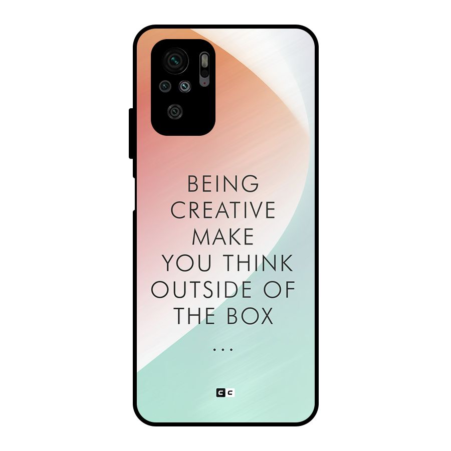 Being Creative Metal Back Case for Redmi Note 10S