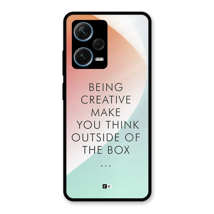 Being Creative Metal Back Case for Redmi Note 12 Pro Plus 5G