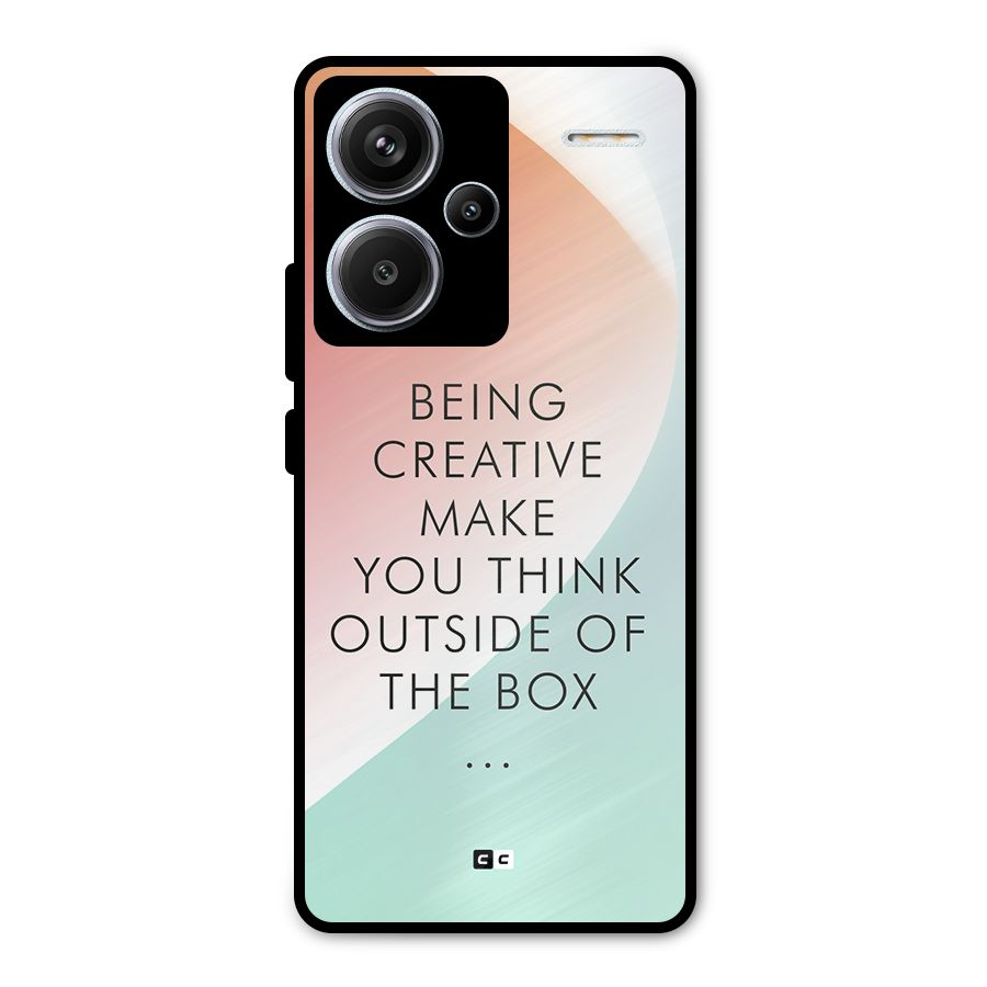 Being Creative Metal Back Case for Redmi Note 13 Pro Plus