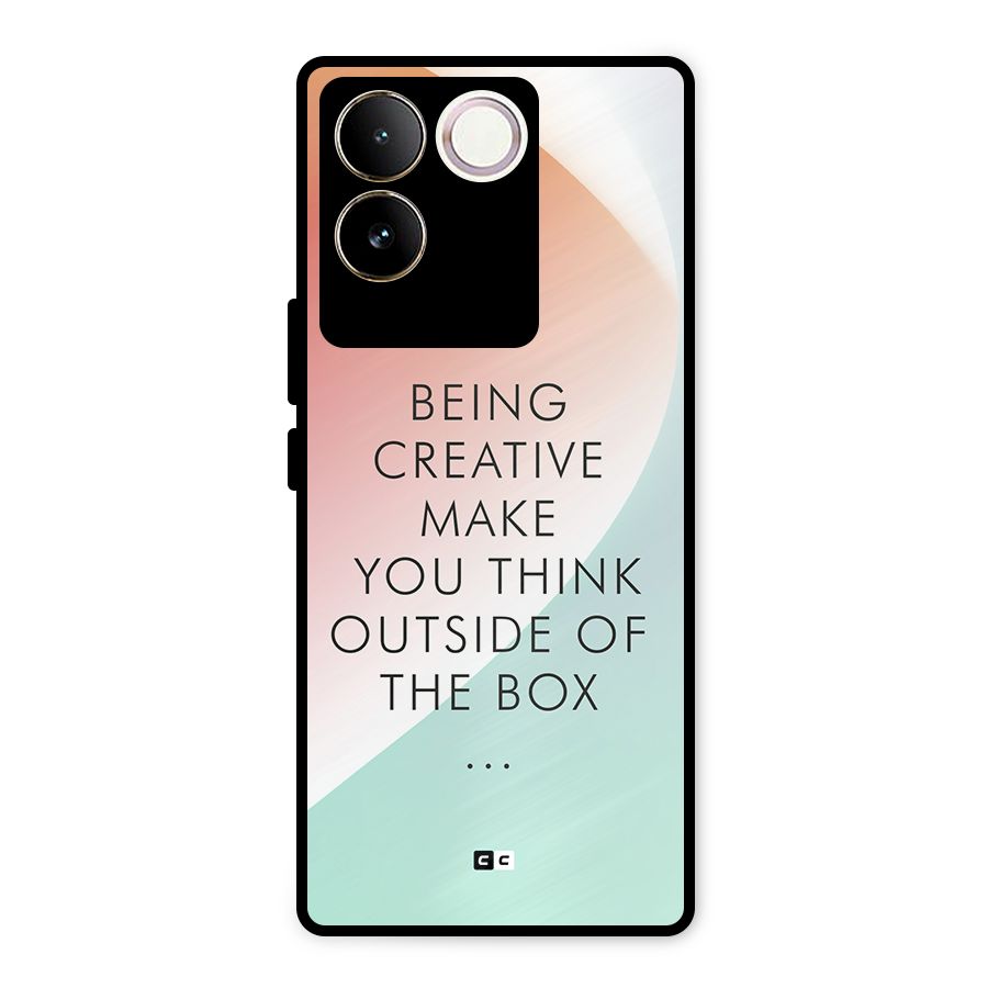 Being Creative Metal Back Case for Vivo T2 Pro