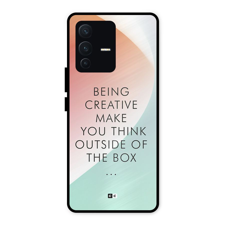 Being Creative Metal Back Case for Vivo V23 5G