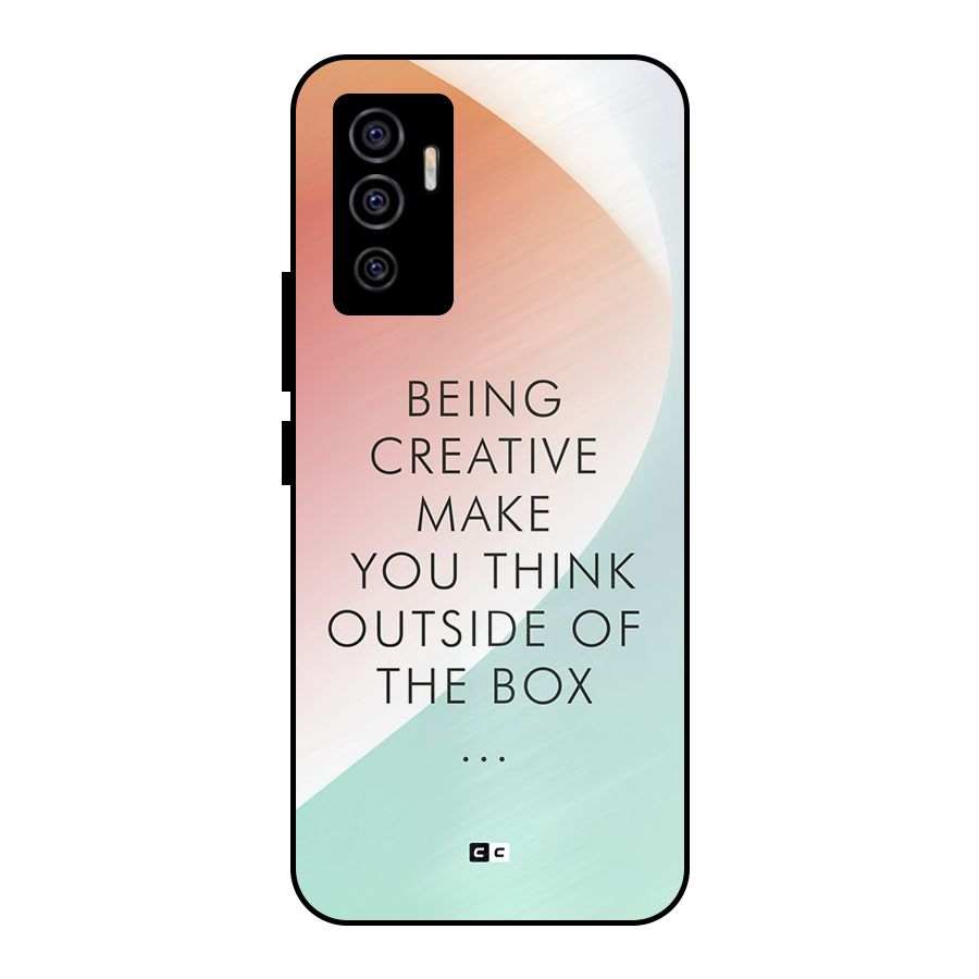 Being Creative Metal Back Case for Vivo V23e