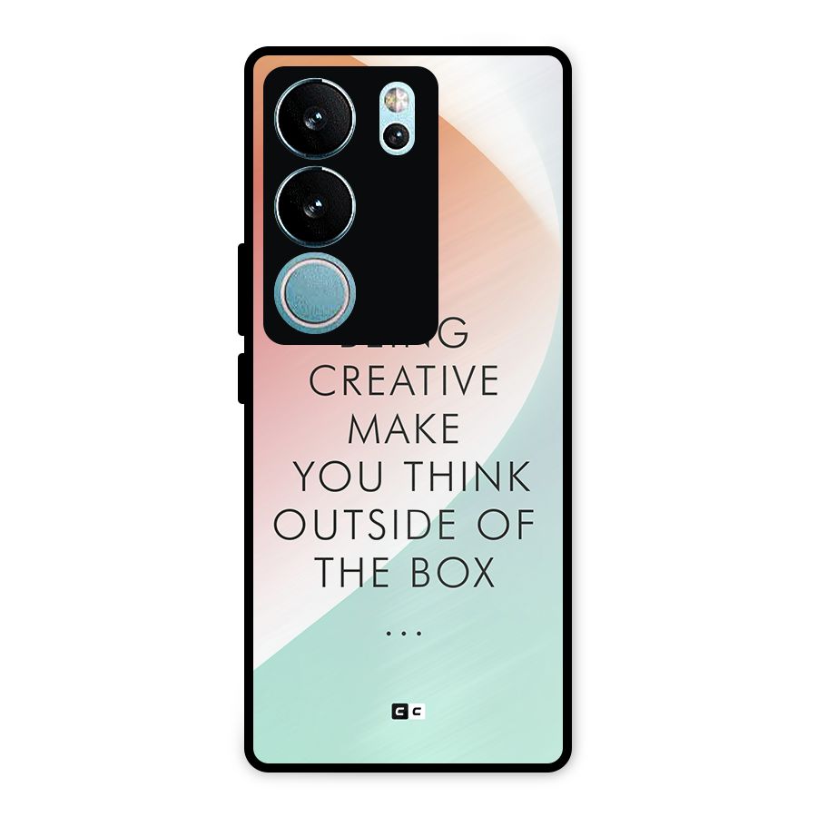 Being Creative Metal Back Case for Vivo V29 Pro