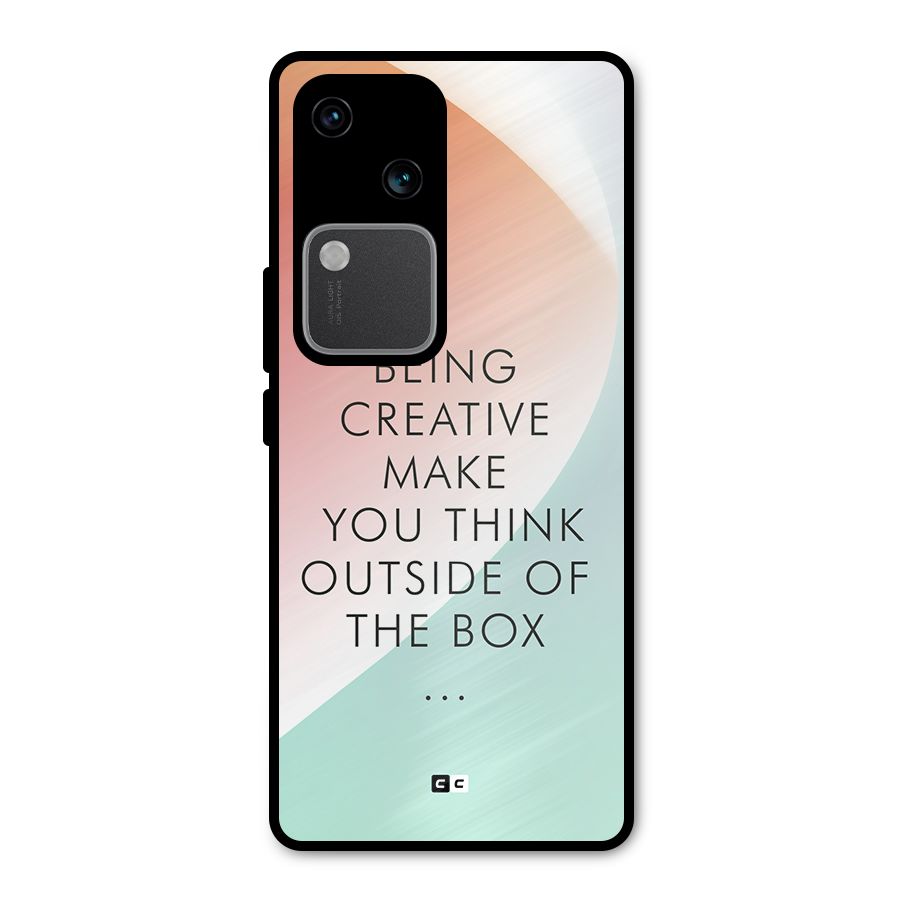 Being Creative Metal Back Case for Vivo V30 Pro