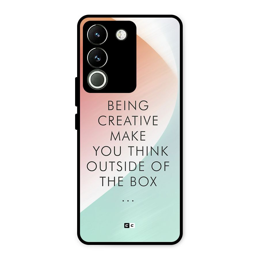 Being Creative Metal Back Case for Vivo Y200