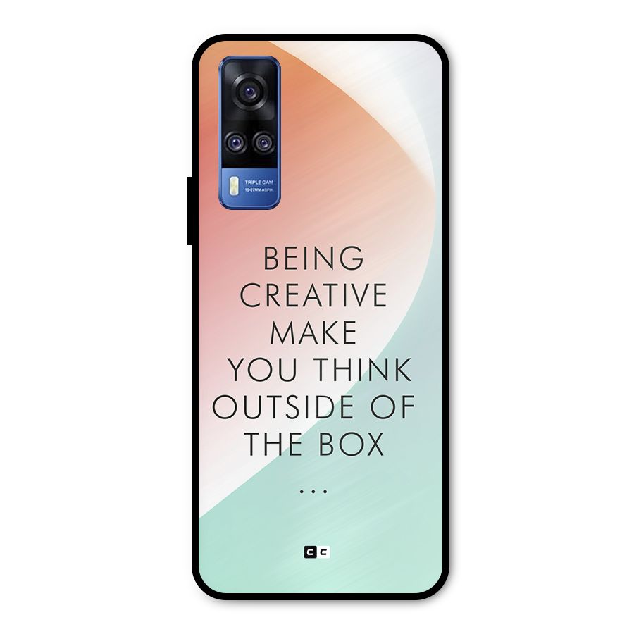 Being Creative Metal Back Case for Vivo Y31