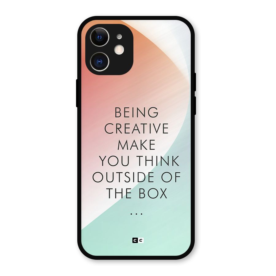 Being Creative Metal Back Case for iPhone 12