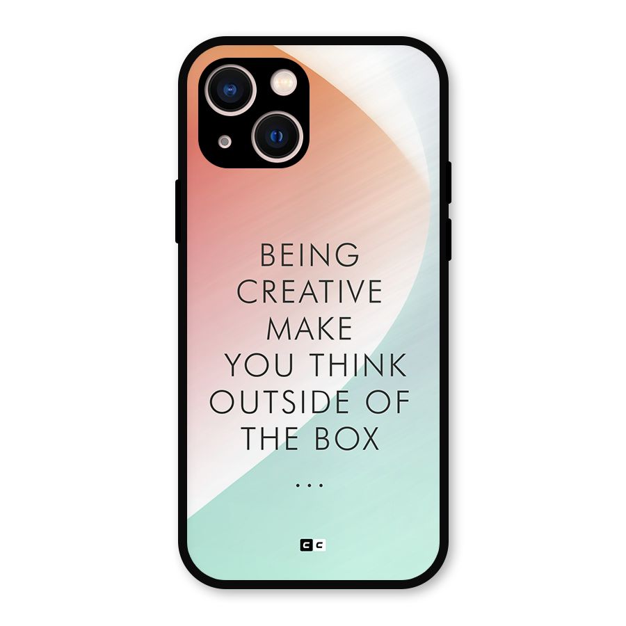 Being Creative Metal Back Case for iPhone 13
