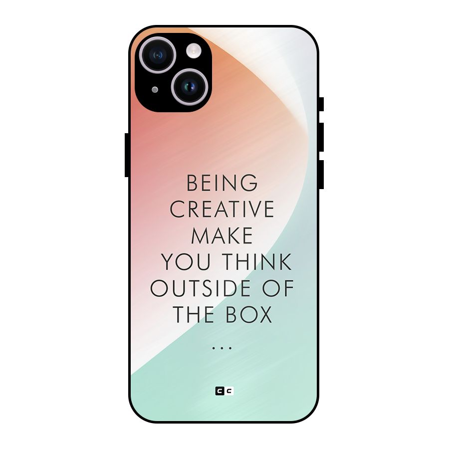 Being Creative Metal Back Case for iPhone 14 Plus