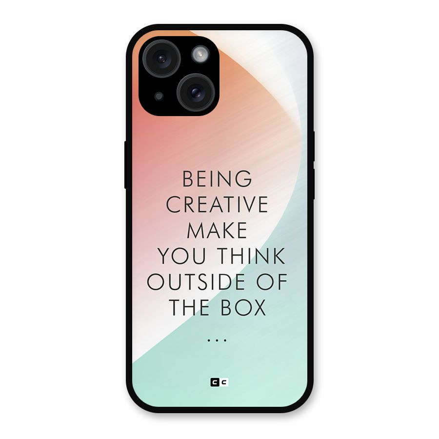 Being Creative Metal Back Case for iPhone 15