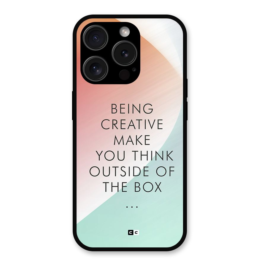 Being Creative Metal Back Case for iPhone 15 Pro