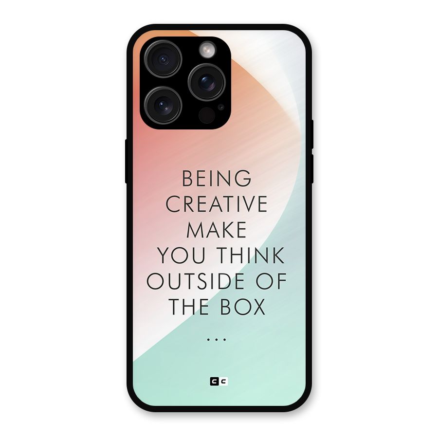 Being Creative Metal Back Case for iPhone 15 Pro Max