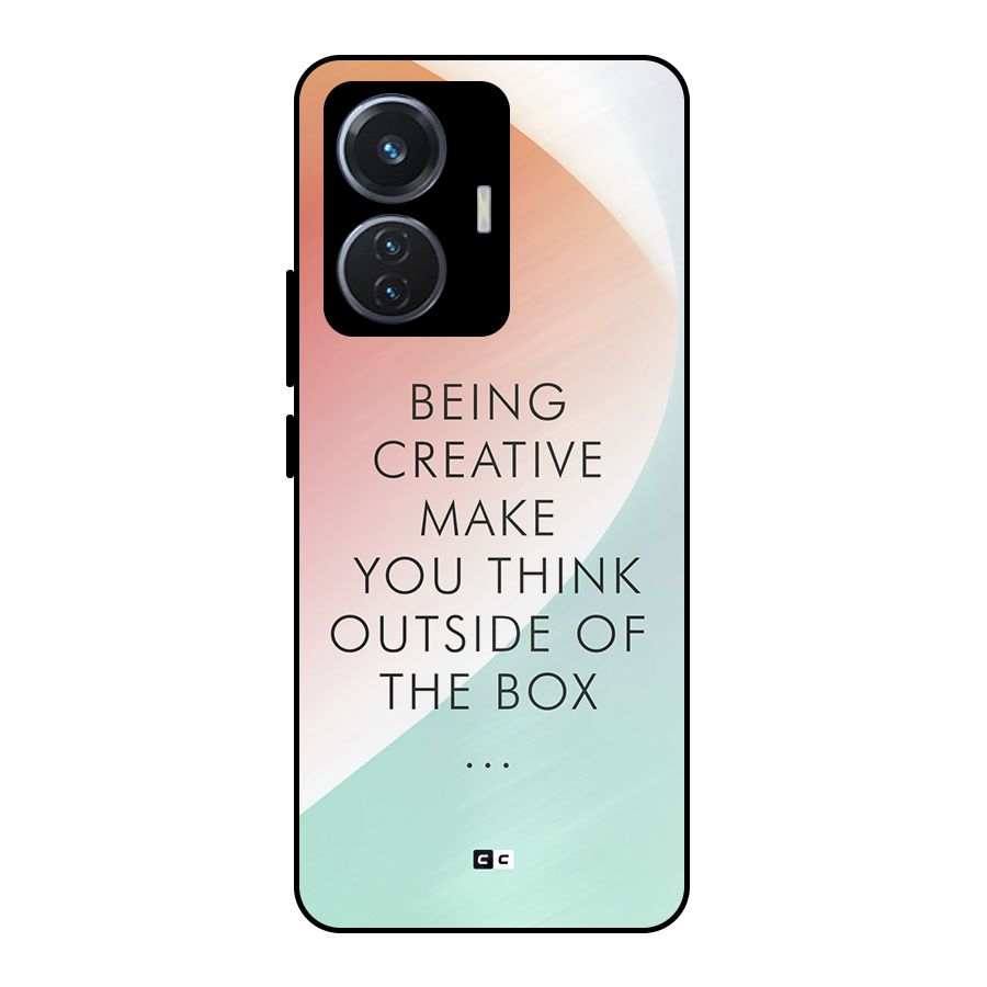 Being Creative Metal Back Case for iQOO Z6 44W