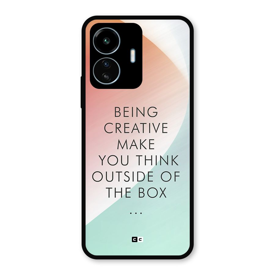 Being Creative Metal Back Case for vivo iQOO Z6 Lite 5G