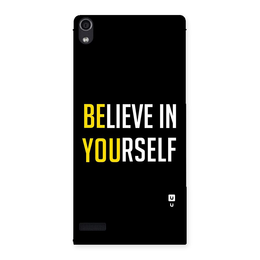 Believe In Yourself Black Back Case for Ascend P6