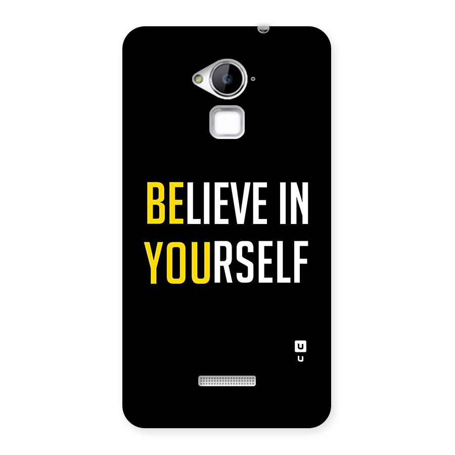 Believe In Yourself Black Back Case for Coolpad Note 3