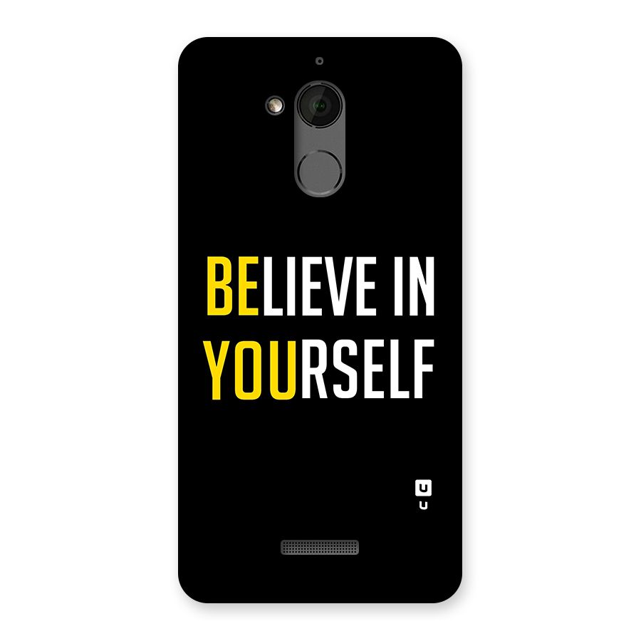 Believe In Yourself Black Back Case for Coolpad Note 5