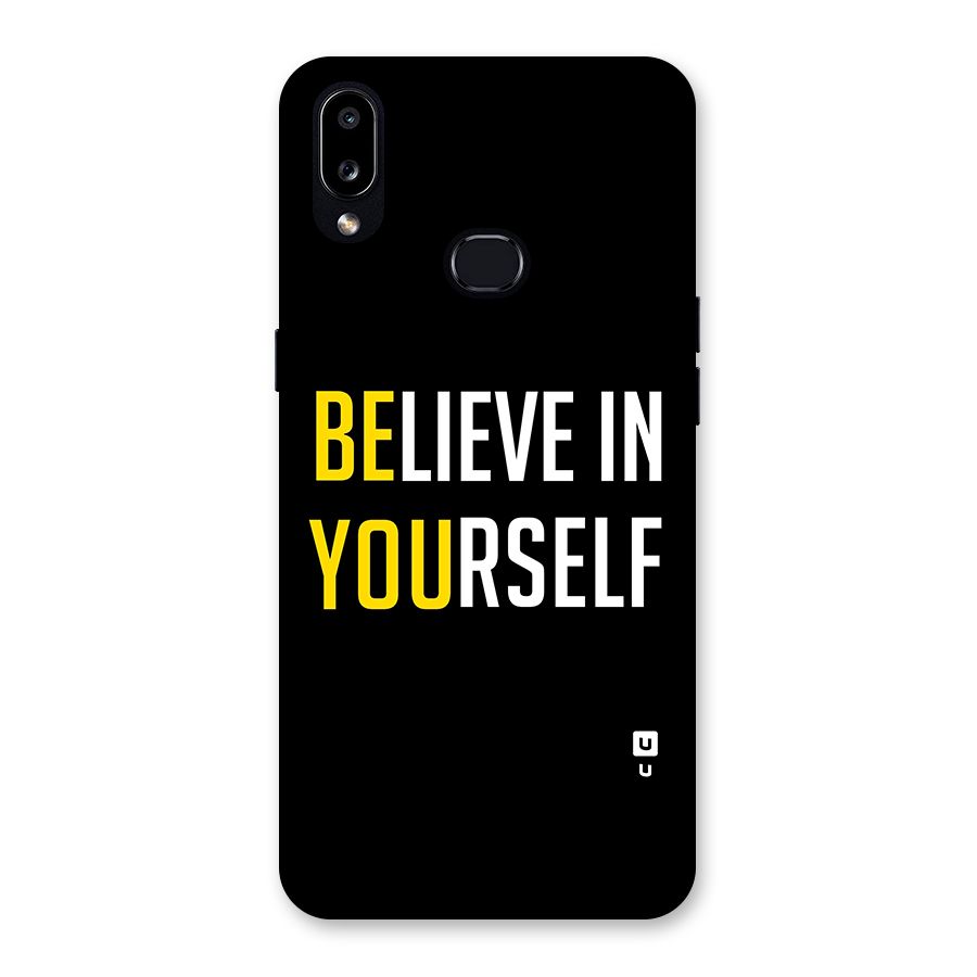 Believe In Yourself Black Back Case for Galaxy A10s