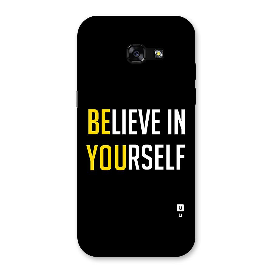 Believe In Yourself Black Back Case for Galaxy A5 2017