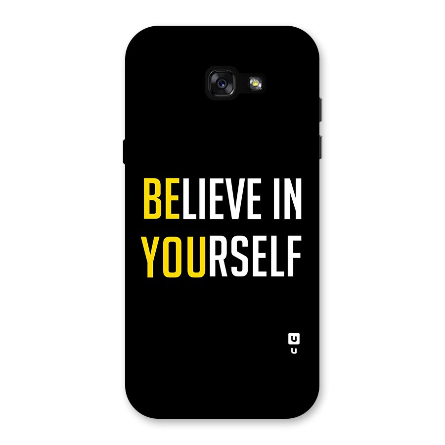 Believe In Yourself Black Back Case for Galaxy A7 (2017)