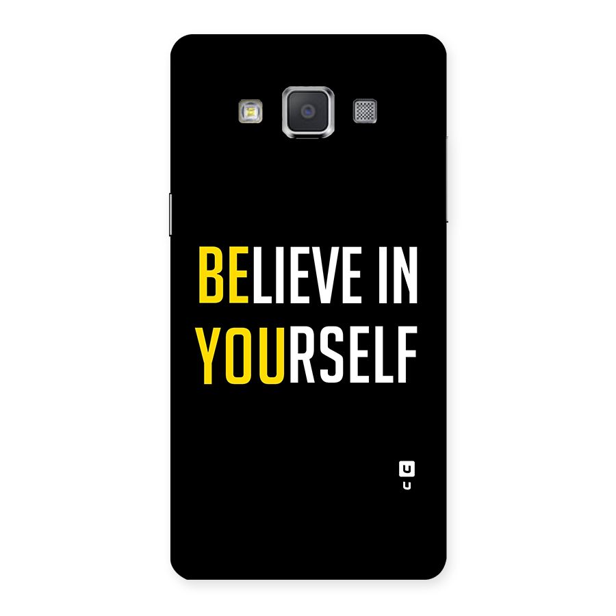 Believe In Yourself Black Back Case for Galaxy Grand Max