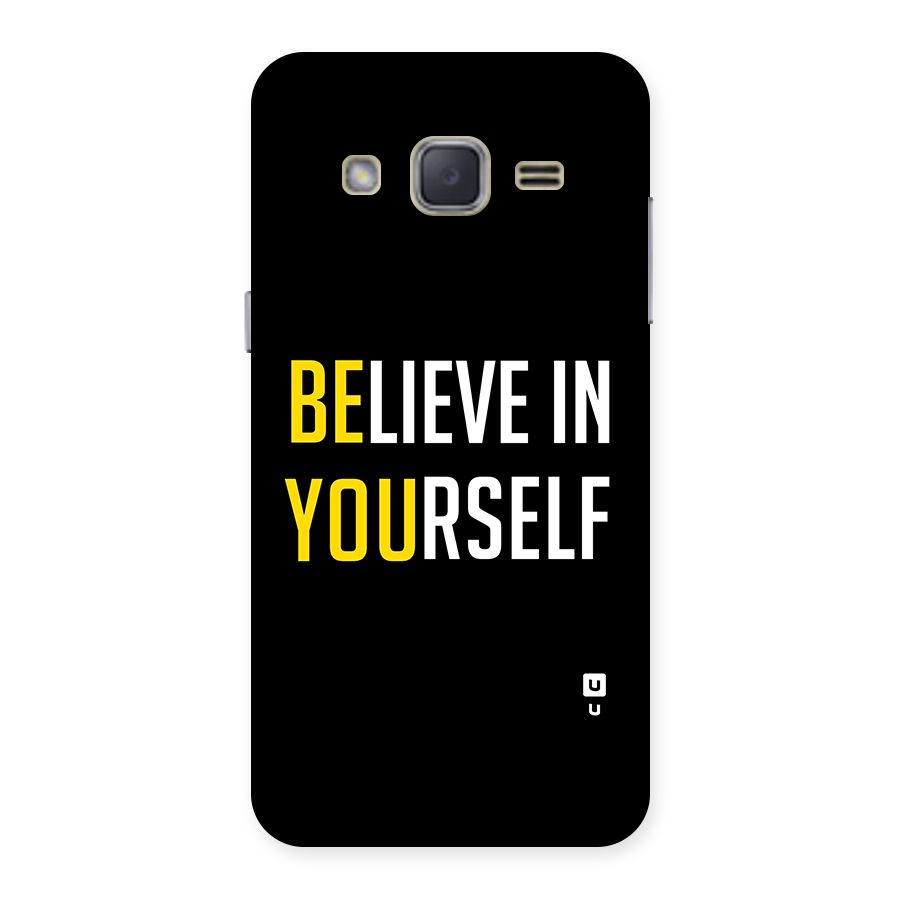 Believe In Yourself Black Back Case for Galaxy J2