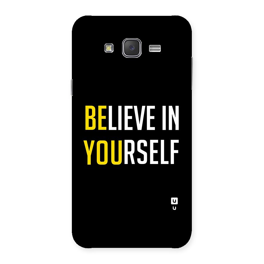 Believe In Yourself Black Back Case for Galaxy J7
