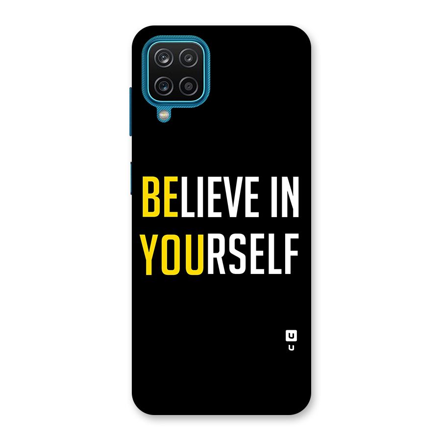 Believe In Yourself Black Back Case for Galaxy M12