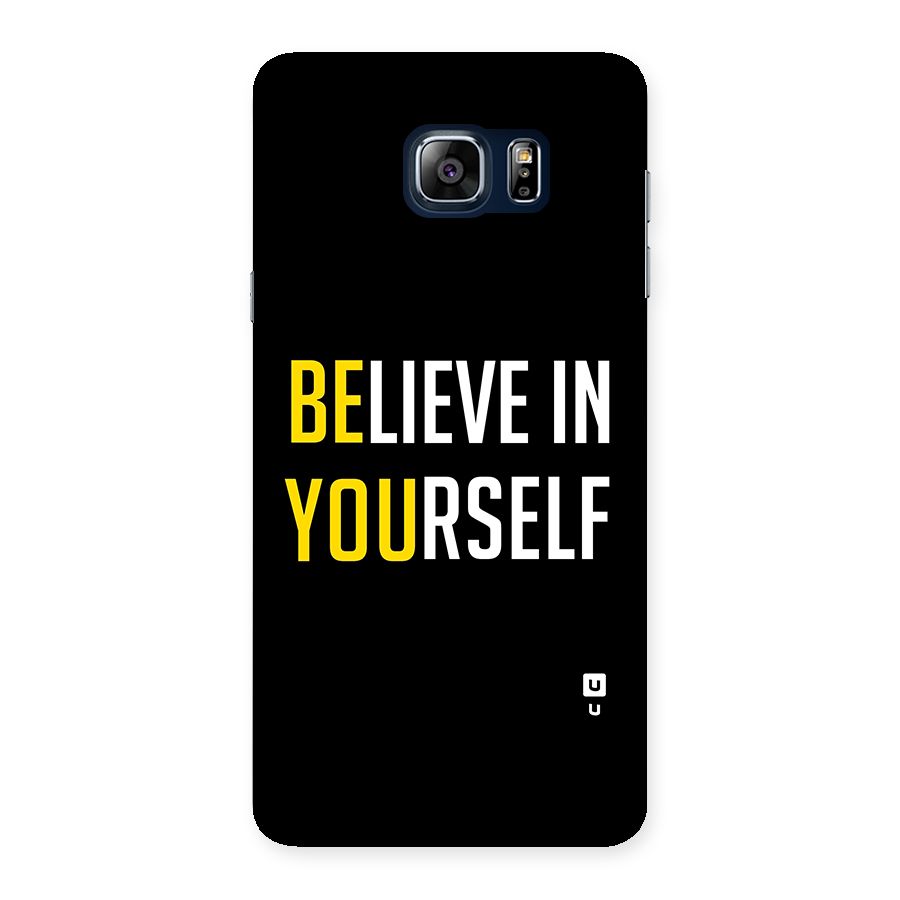 Believe In Yourself Black Back Case for Galaxy Note 5