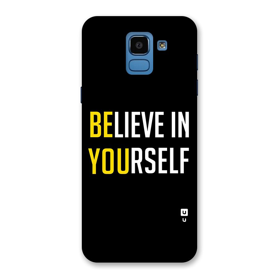 Believe In Yourself Black Back Case for Galaxy On6