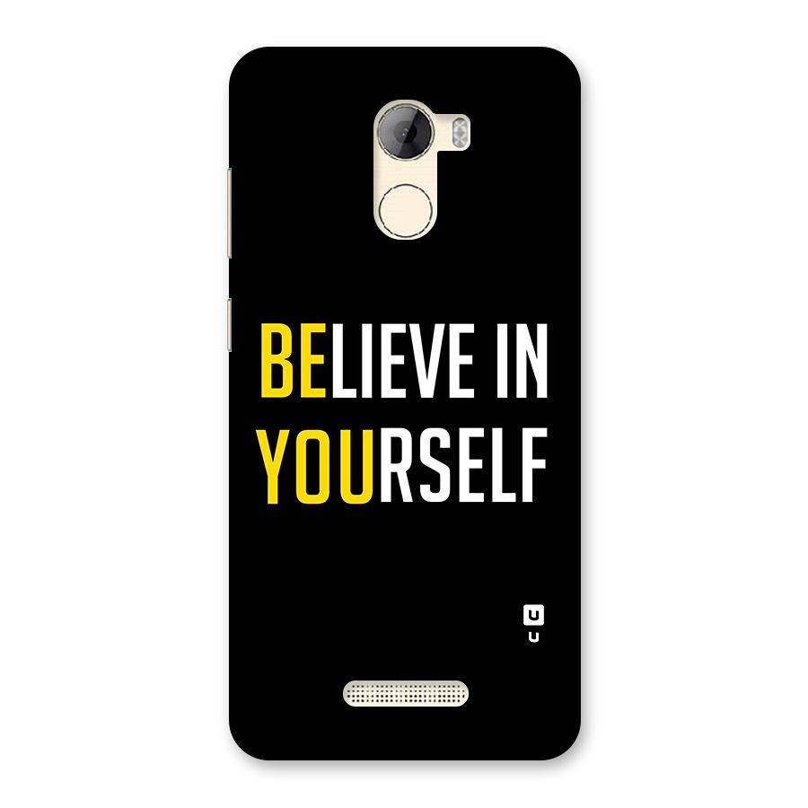 Believe In Yourself Black Back Case for Gionee A1 LIte