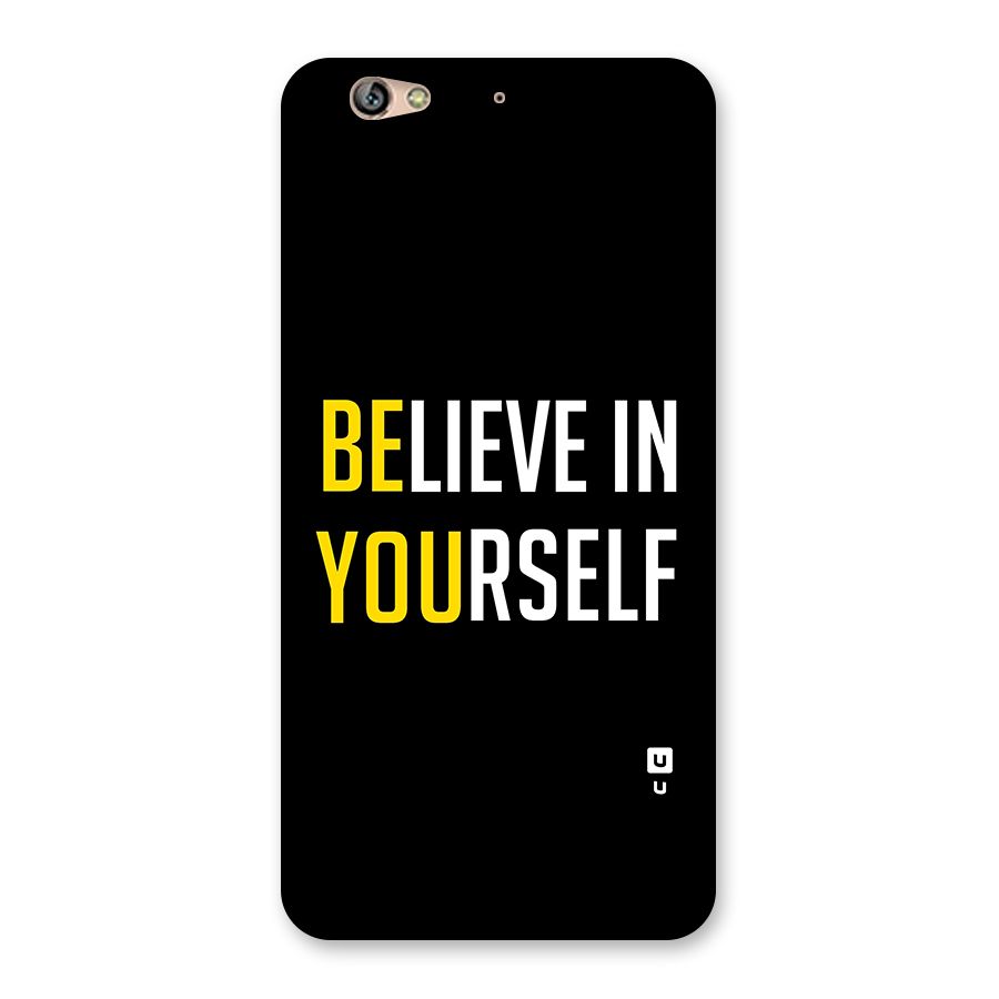 Believe In Yourself Black Back Case for Gionee S6